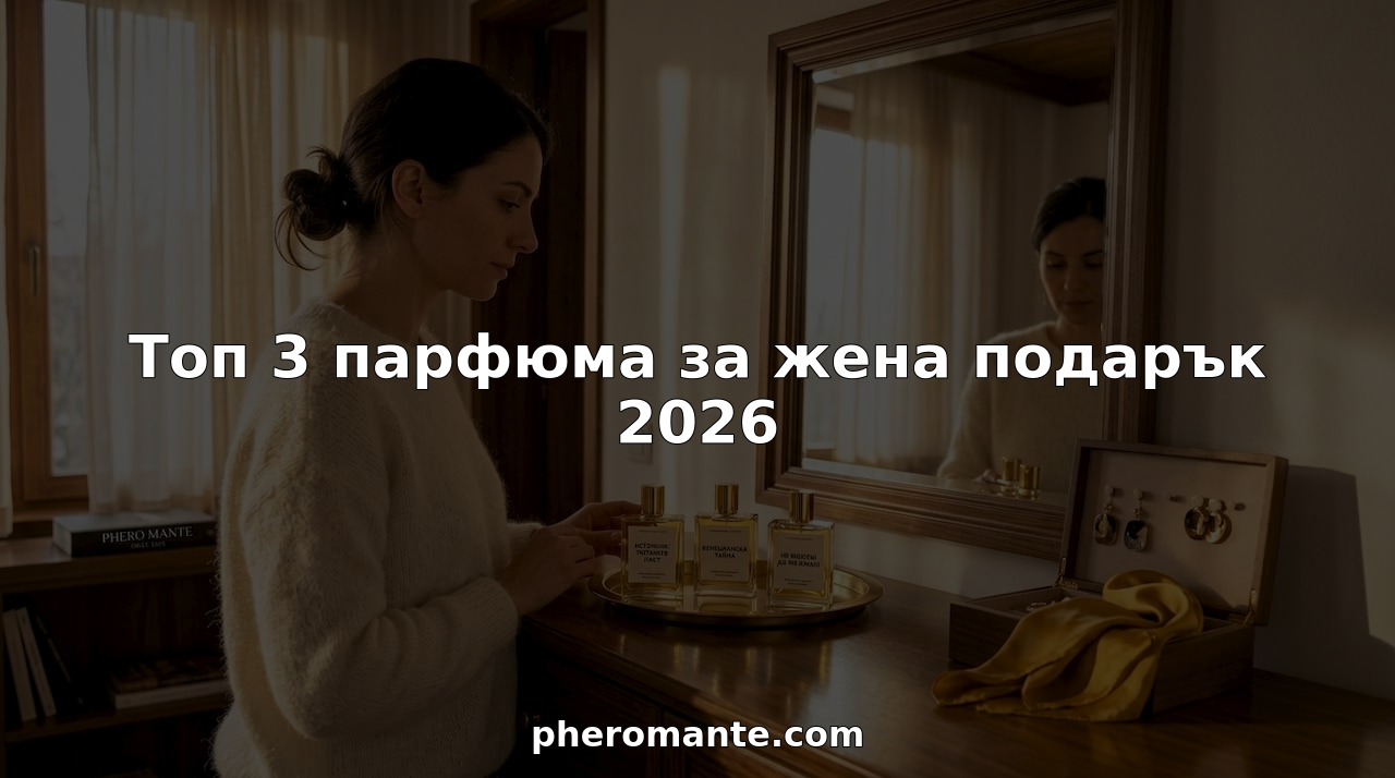 Жена се чуди кой от трите аромата да избере за подарък.