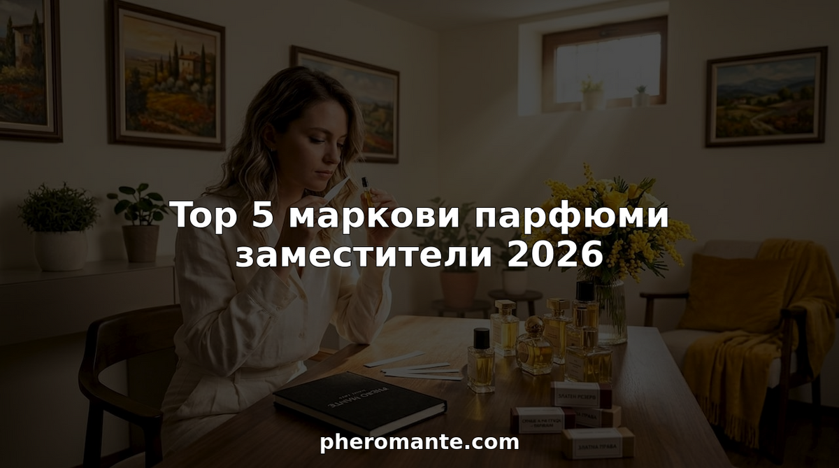 Жена опитва различни парфюми на слънчевата си тоалетка, докато се наслаждава на любимите си аромати.