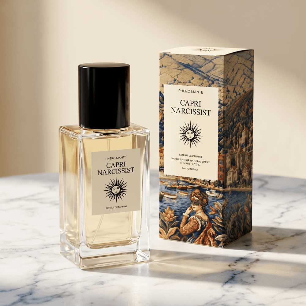 Capri Narcissist парфюм — декор с кокос и кехлибар