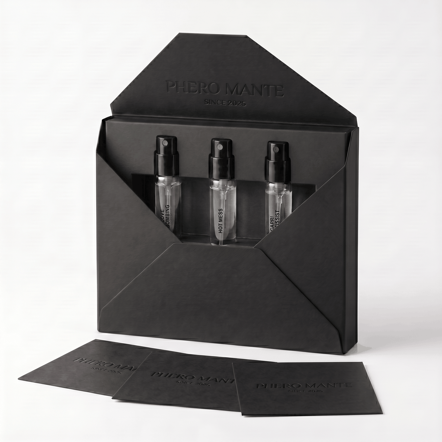 Phero Mànte Discovery Set — 3 парфюма по 2мл в брандирана кутия