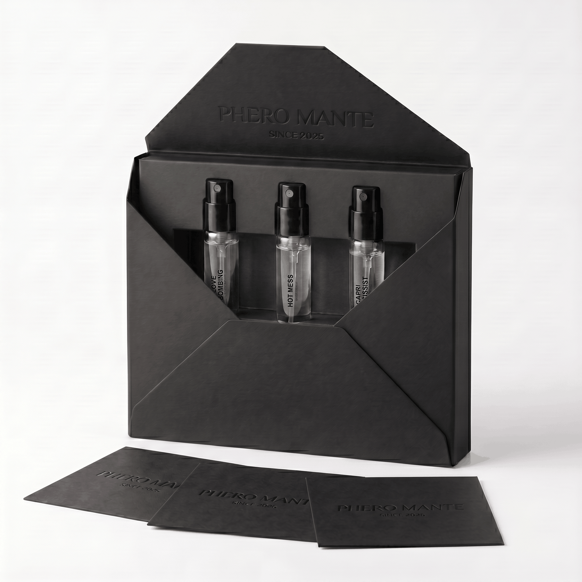 Phero Mànte Discovery Set — 3 парфюма по 2мл в брандирана кутия
